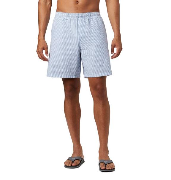 Columbia PFG Super Backcast Shorts White For Men's NZ24715 New Zealand